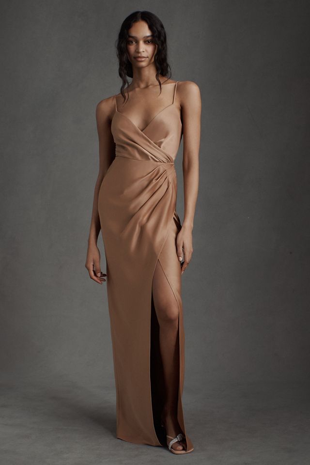 BHLDN Freya Satin Charmeuse Dress